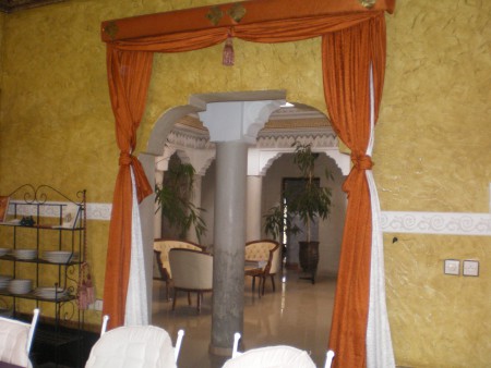 le solarium vu de la salle à manger